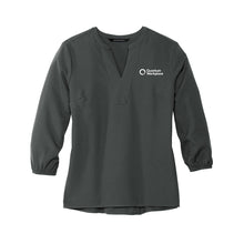 Load image into Gallery viewer, MERCER+METTLE Women's Stretch Crepe 3/4-Sleeve Blouse