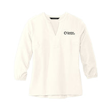 Load image into Gallery viewer, MERCER+METTLE Women's Stretch Crepe 3/4-Sleeve Blouse